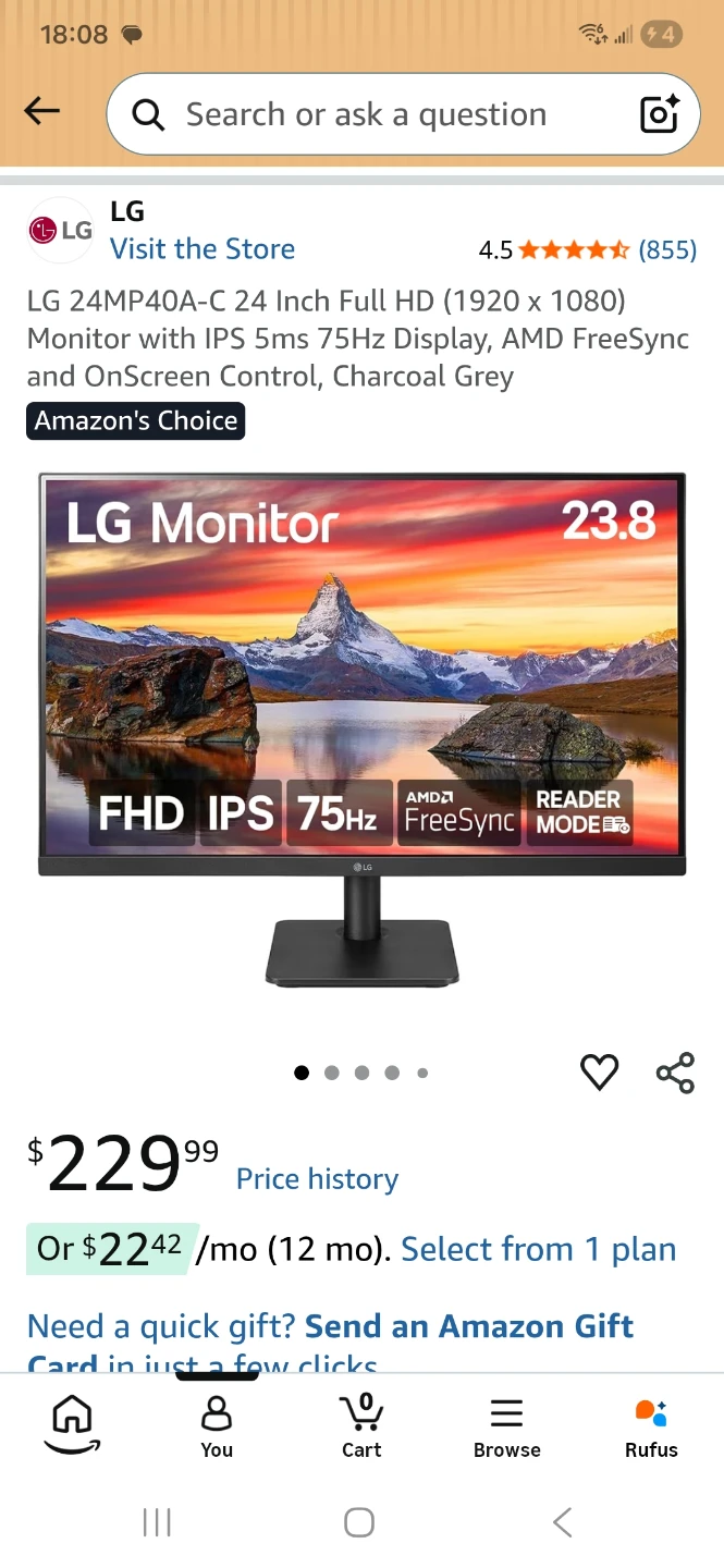 LG 24MP40A-C 24" Full HD IPS Monitor - photo 2
