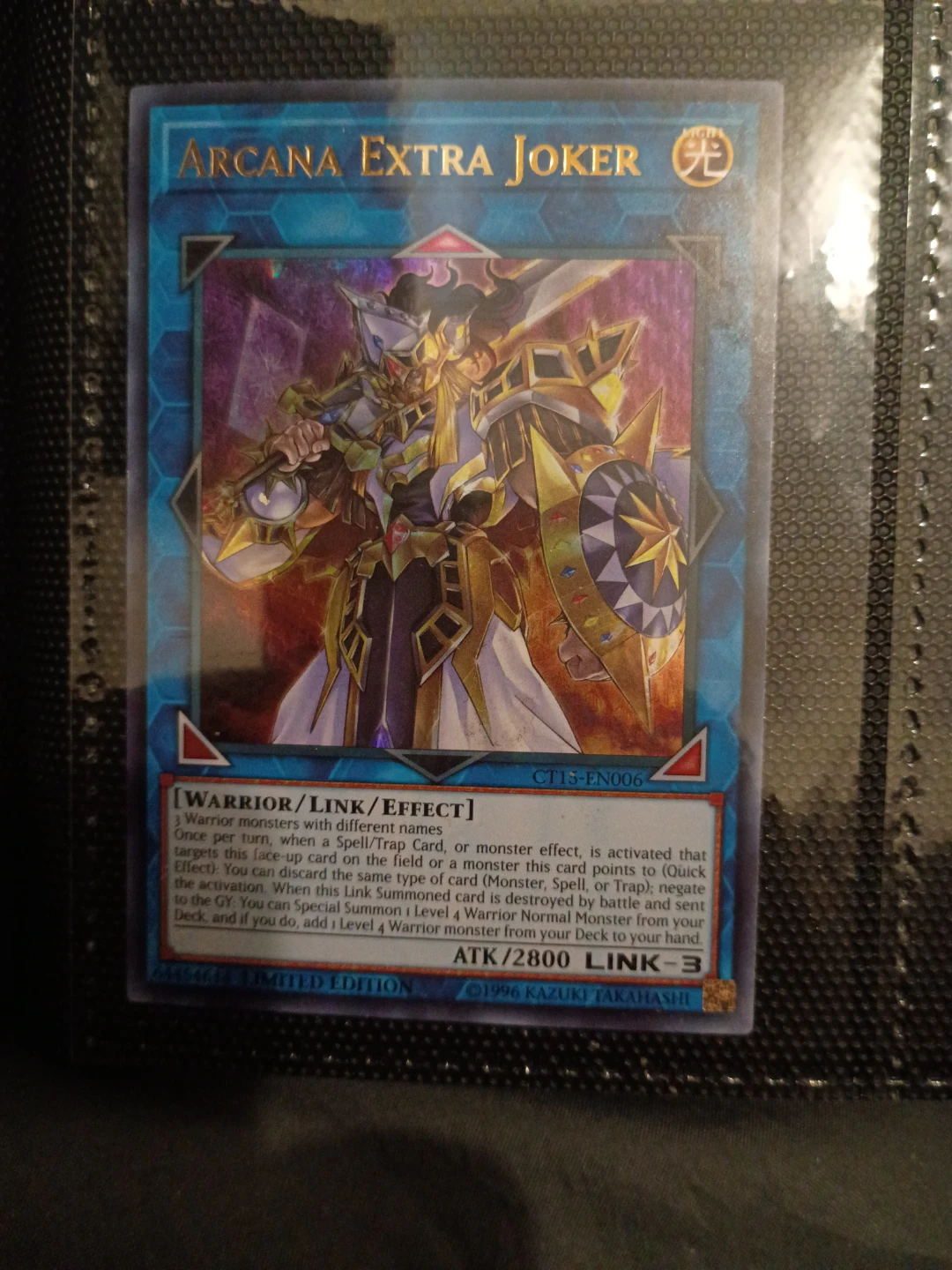 Yu-Gi-Oh! Arcana Extra Joker CT15-EN006 Trading Card⚽