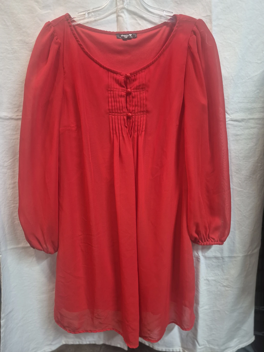 Women's Red Tunic  - Size M - photo 2
