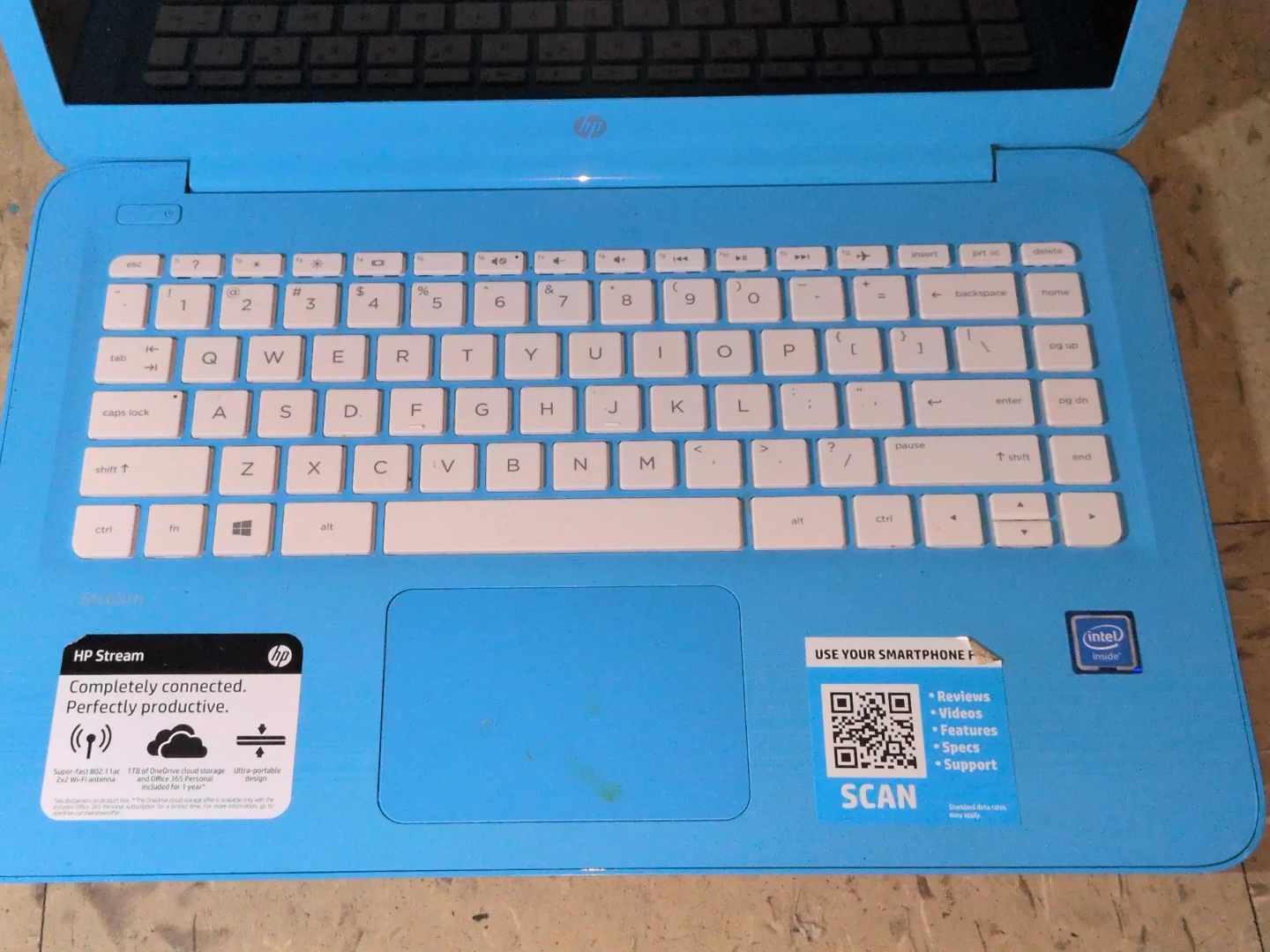 HP Stream Blue Laptop - photo 2