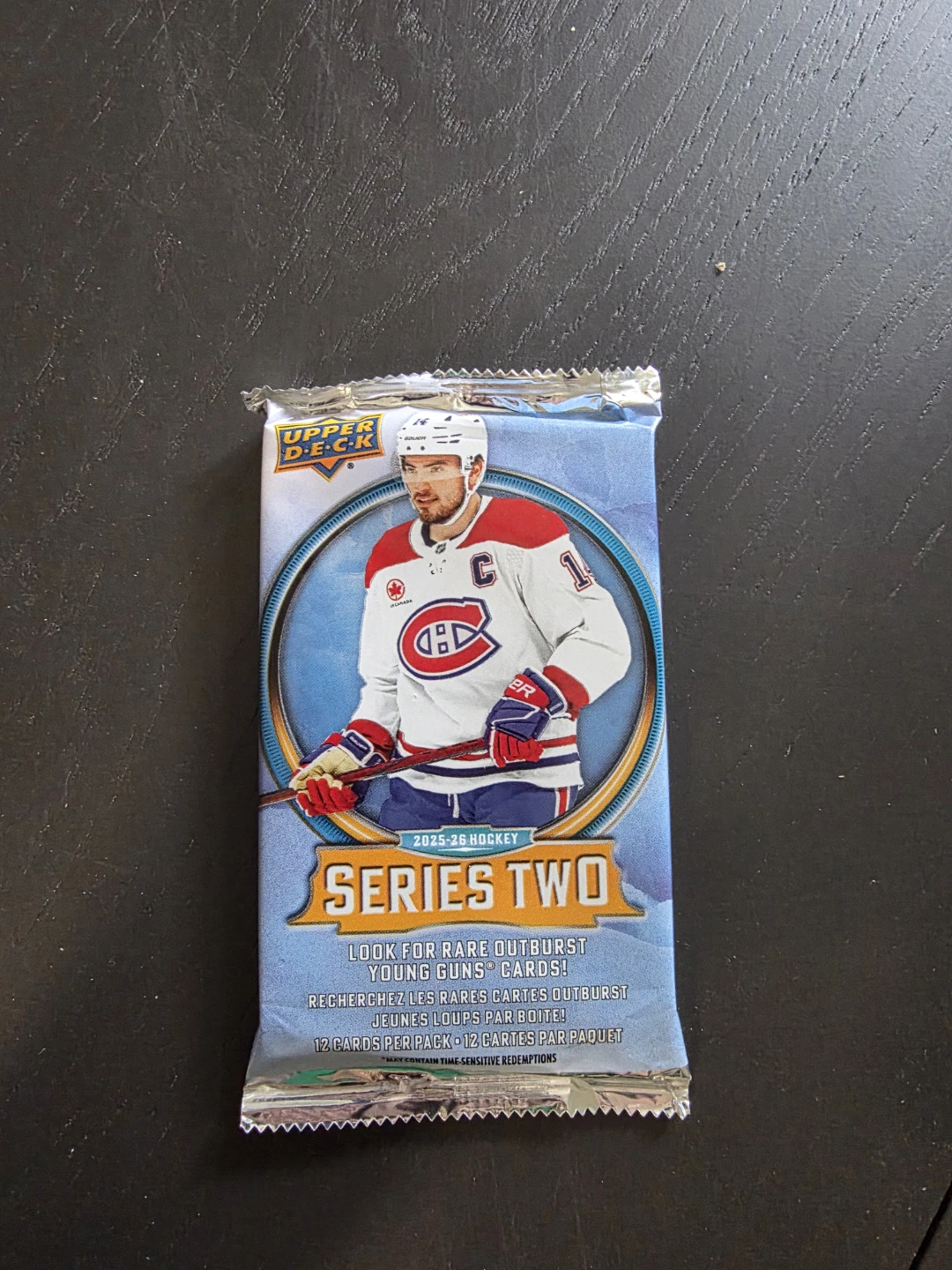 Upper Deck 2015-16 Hockey Series Two Trading Card Packs (5)