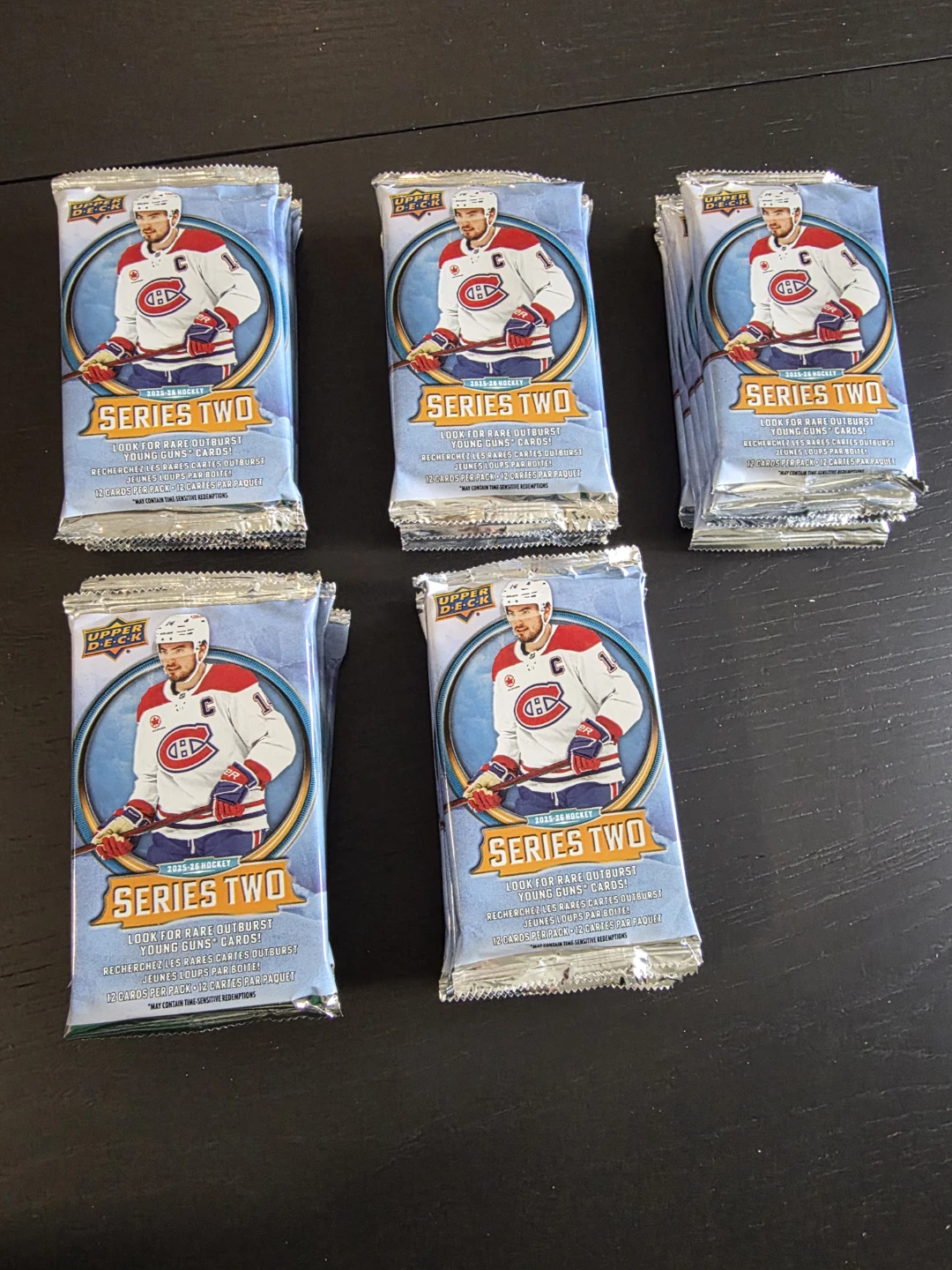 Upper Deck 2015-16 Hockey Series Two Trading Card Packs (5) - photo 2