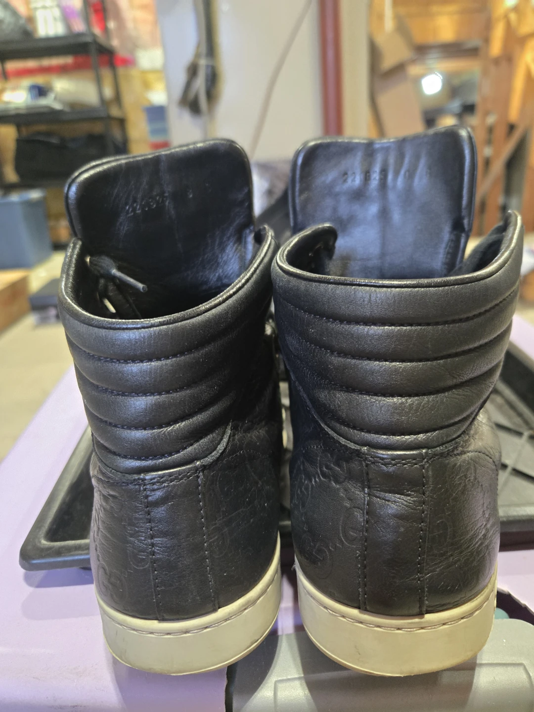 Gucci High Top Sneakers size 9 US - photo 2