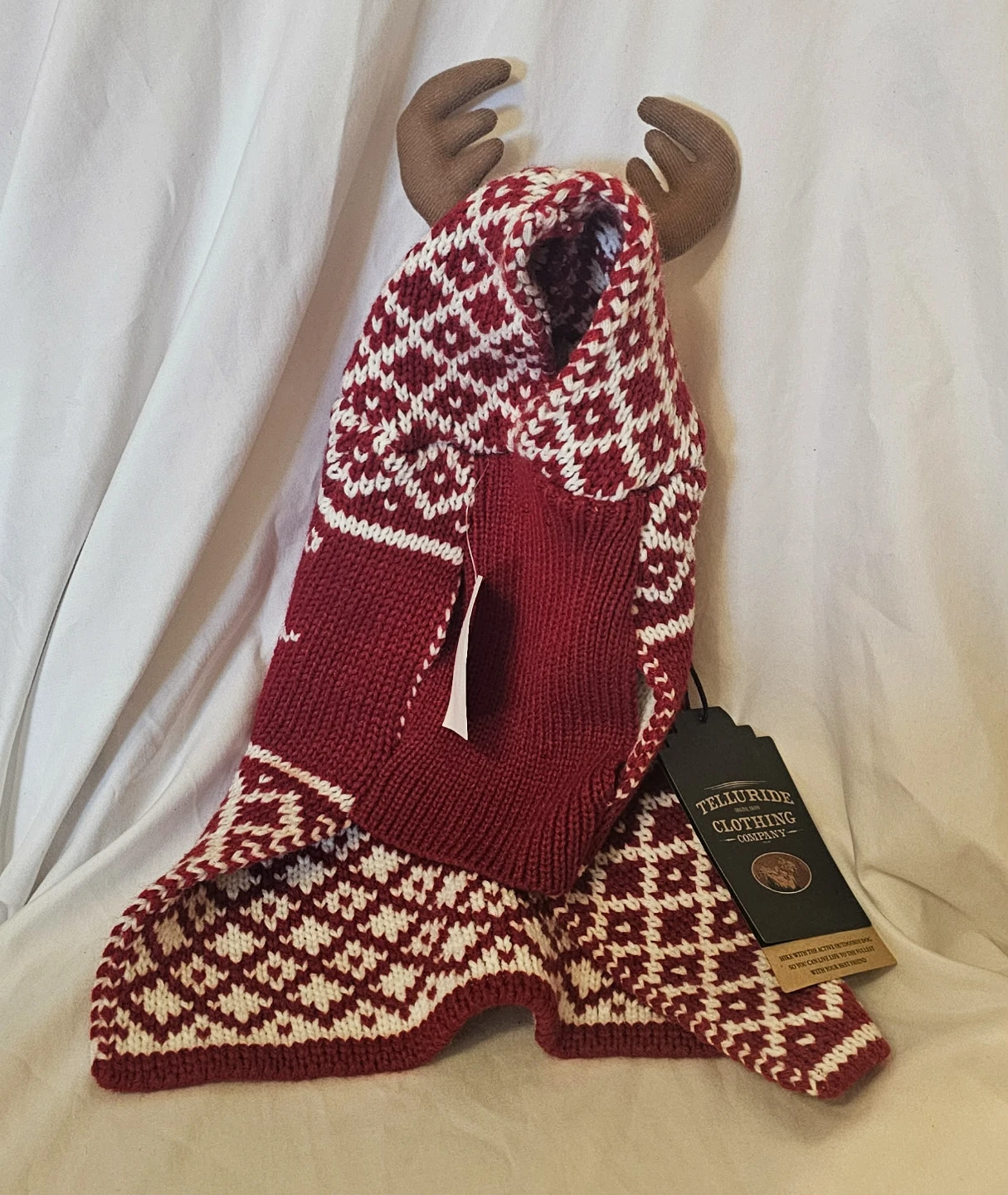 Telluride Clothing Company Dog Sweater with Moose Antlers - photo 4