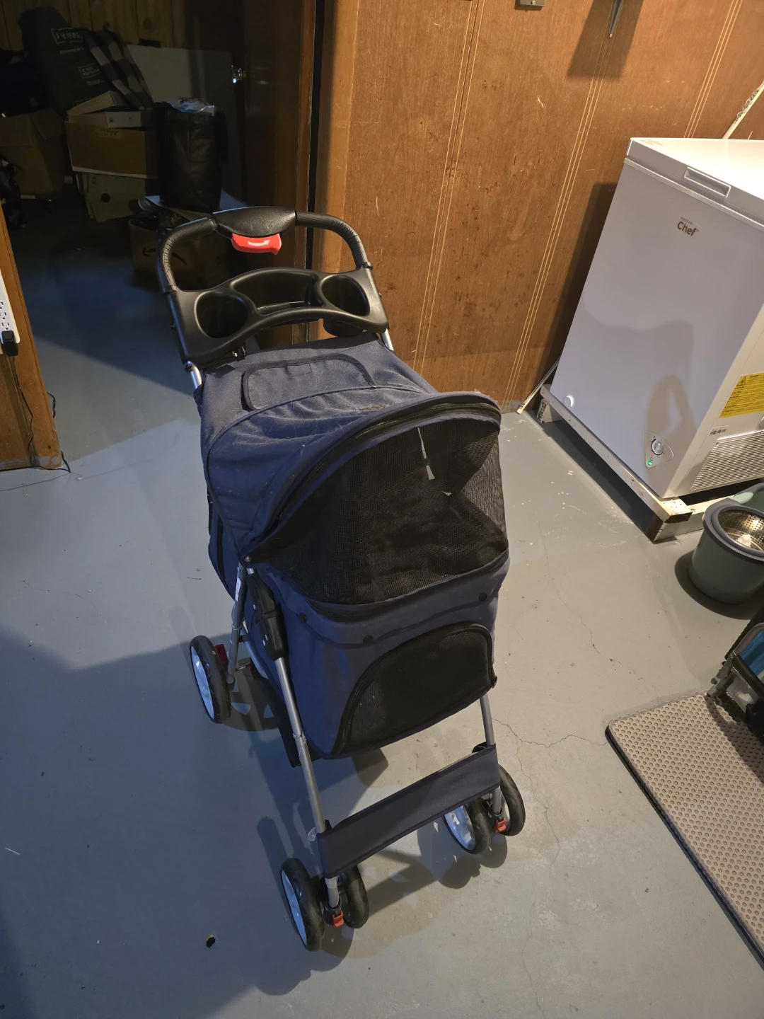 Blue Pet Stroller