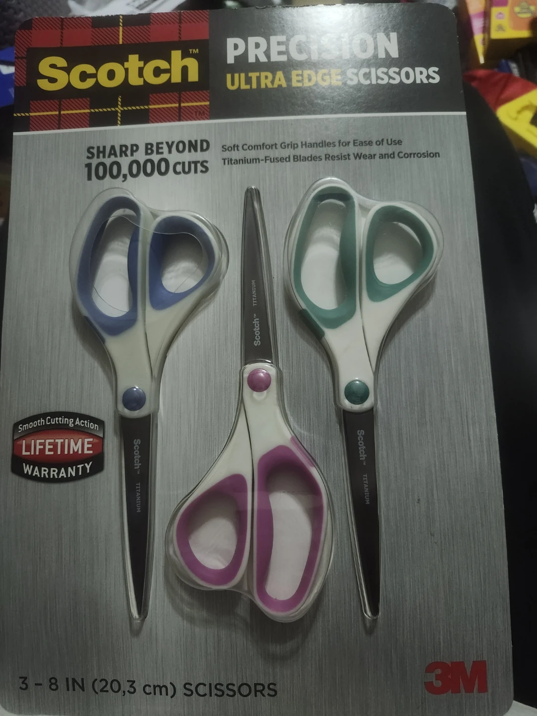 Scotch Precision Ultra Edge Scissors 3-8 Inch