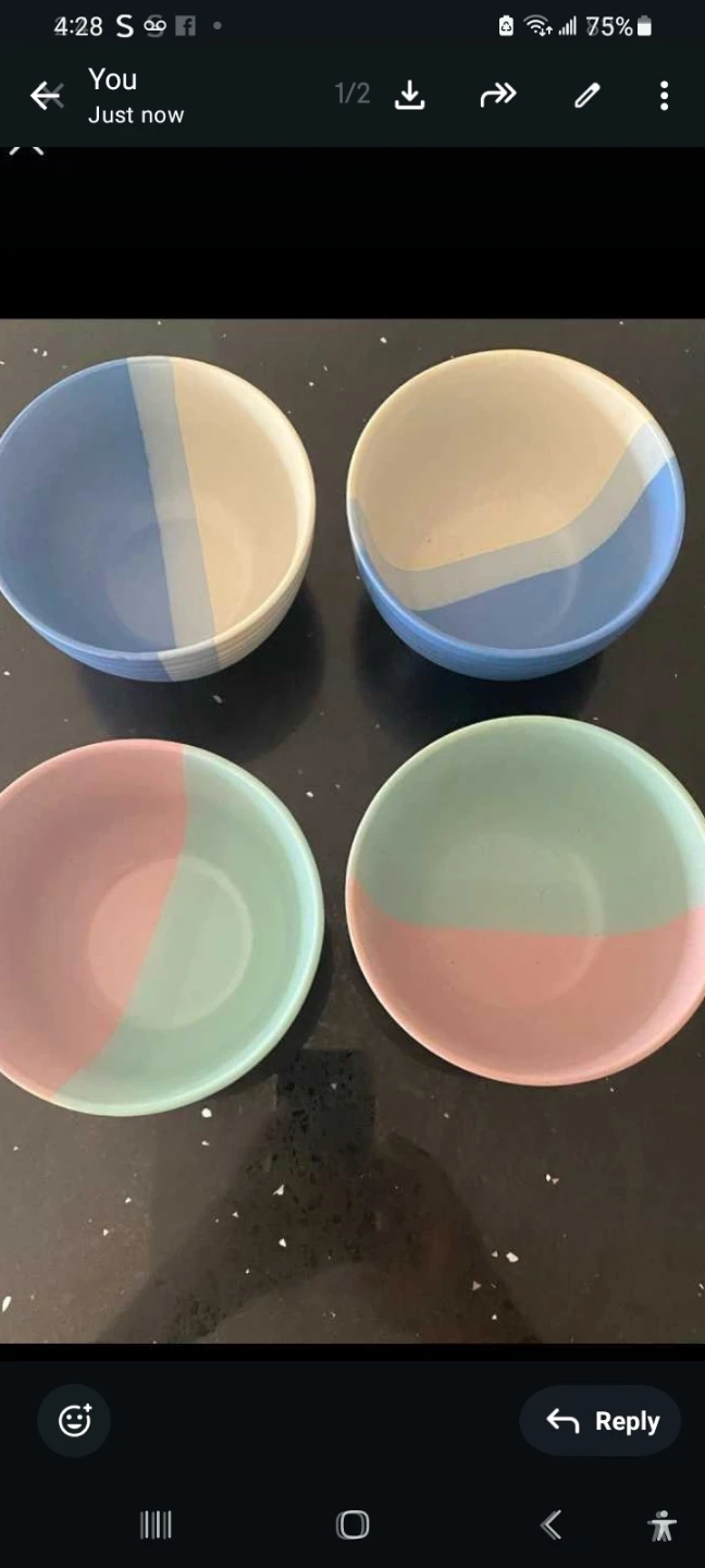 4piece bowl new one