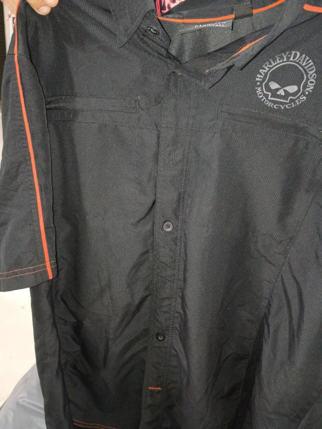 Harley-Davidson Motorcycles Short Sleeve Button Up Shirt