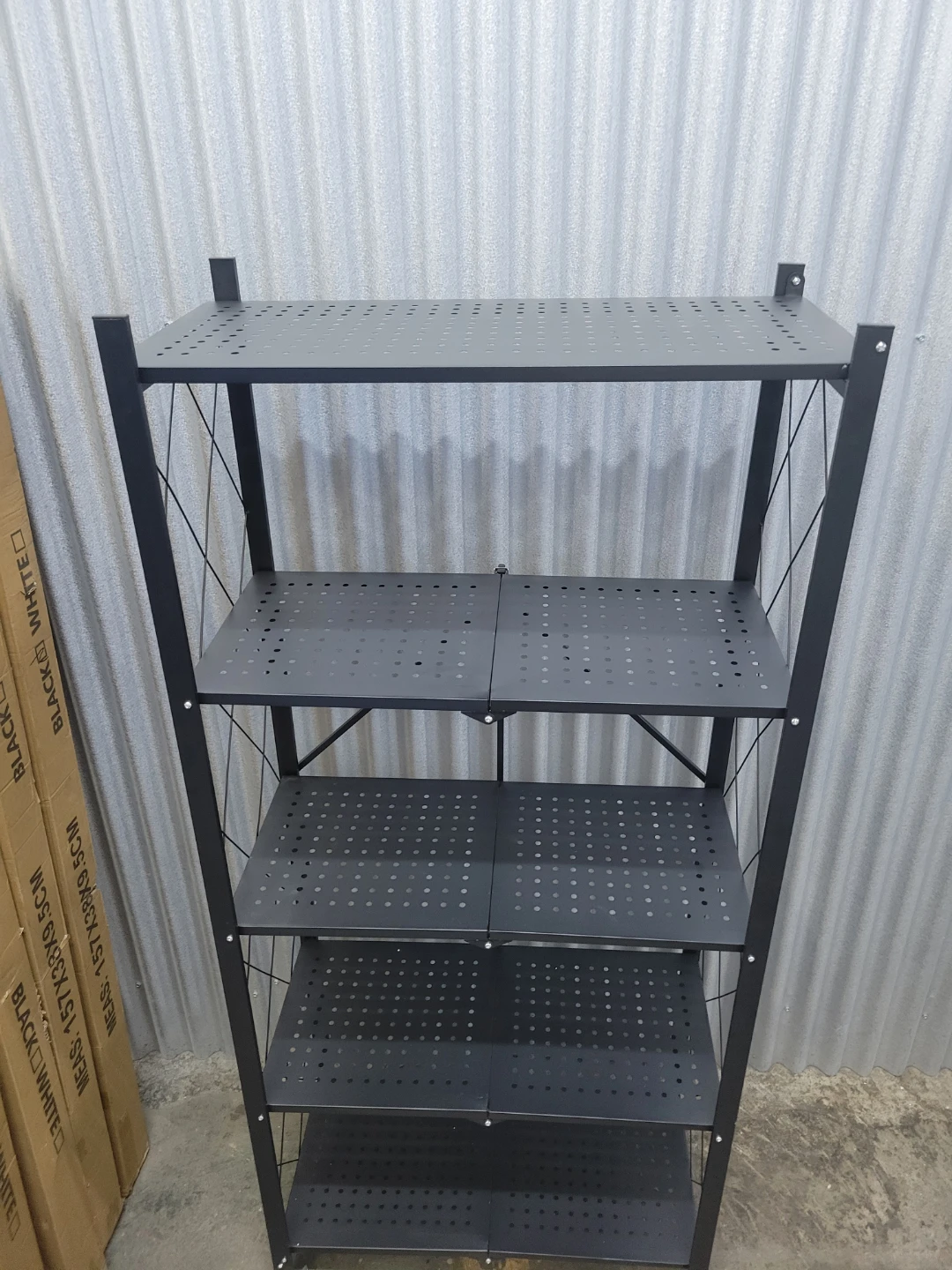 NEW 5-Layer Foldable Metal Shelf - photo 3