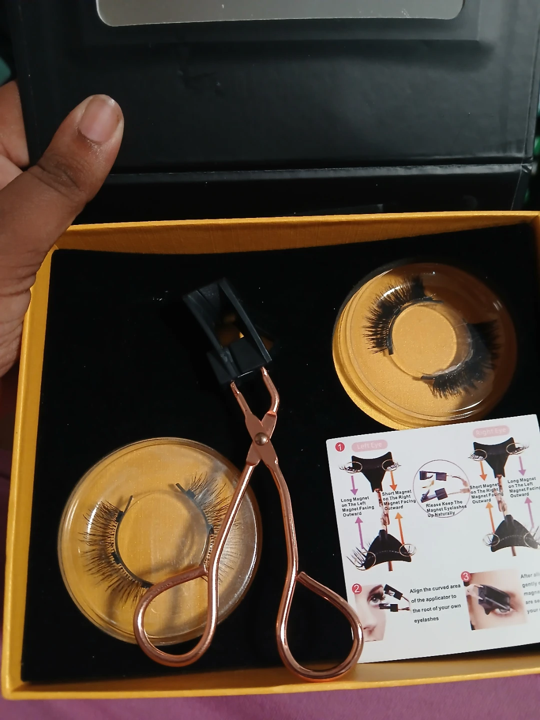 Magnetic Eyelashes Kit with Applicator