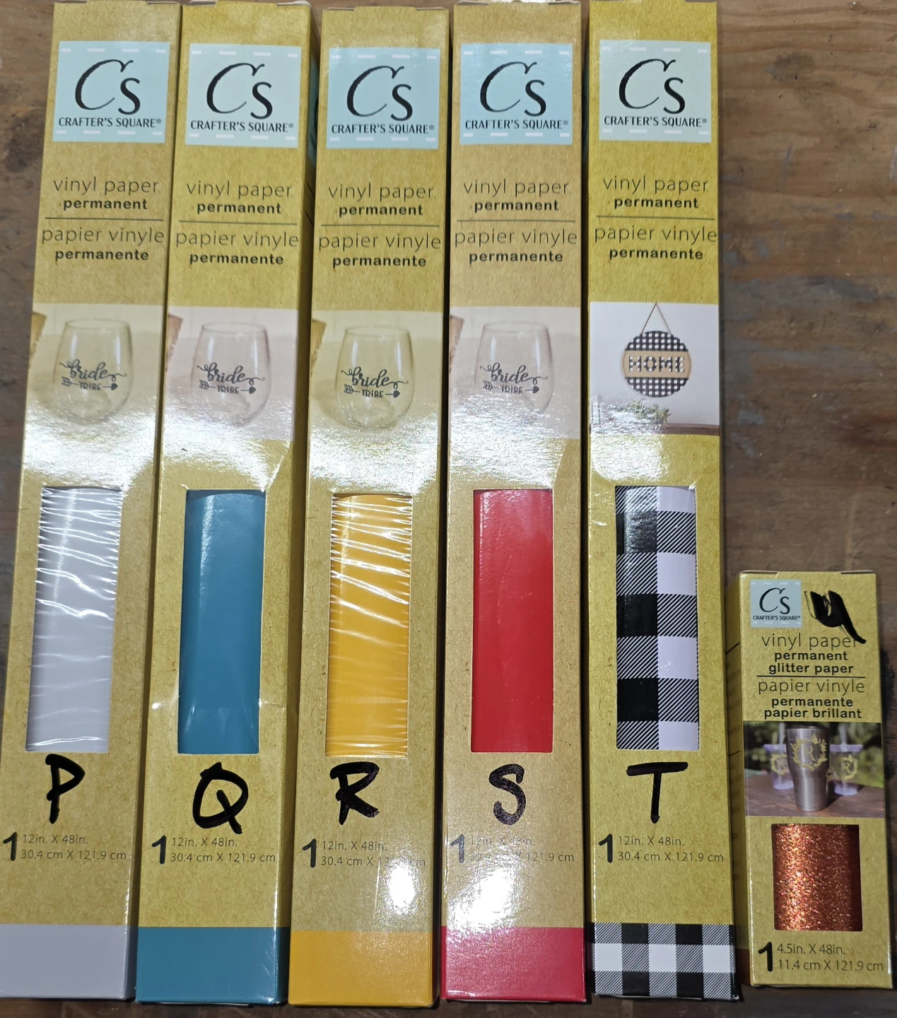Crafter's Square Permanent Vinyl Paper Assorted Colors & Glitter - photo 4