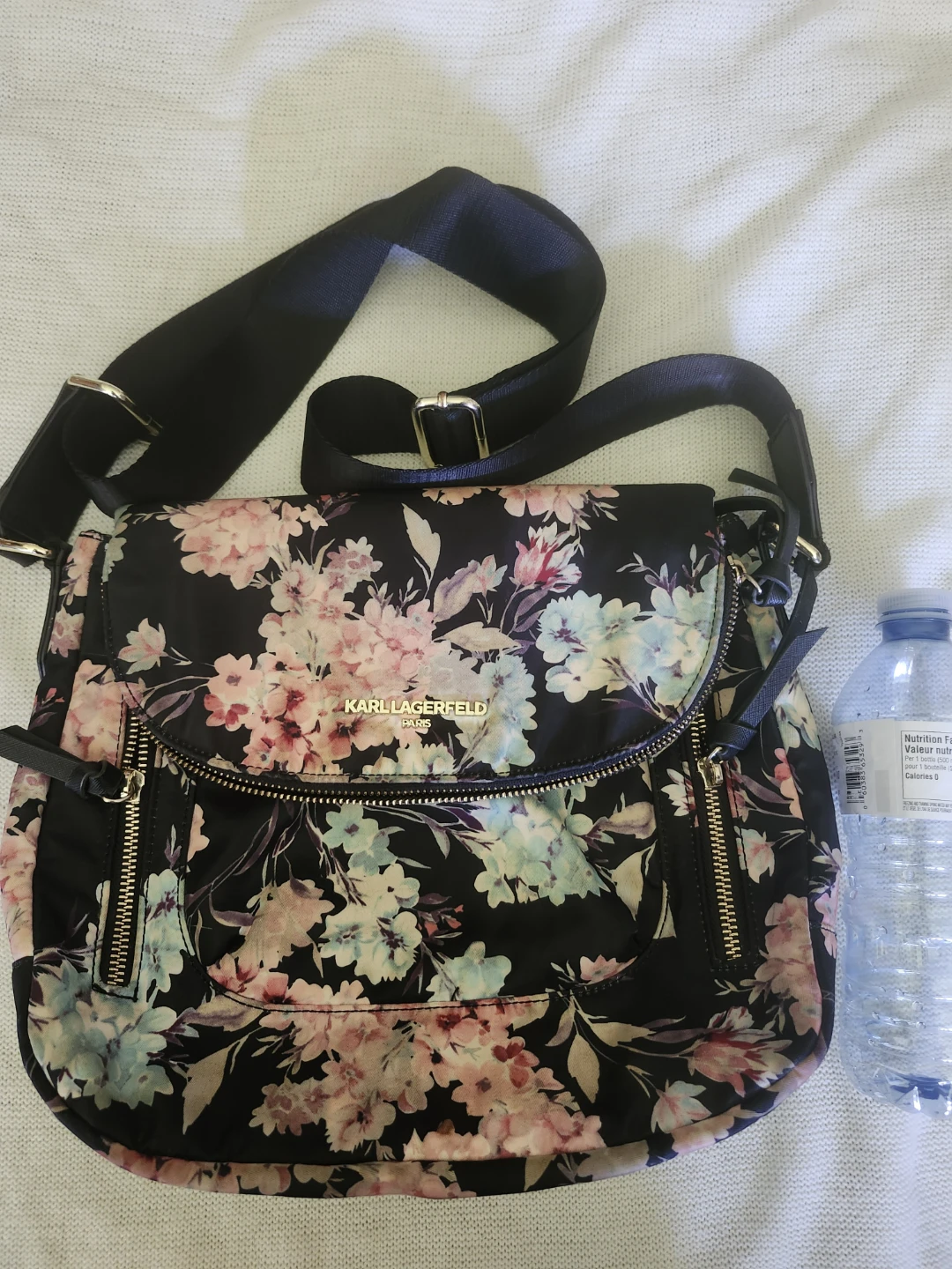 Karl Lagerfeld Floral Crossbody Bag purse