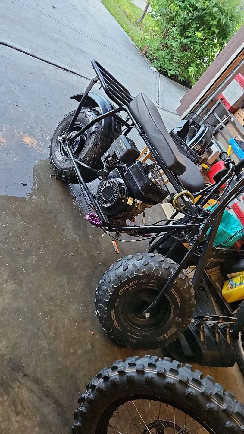 Black Mini Bike