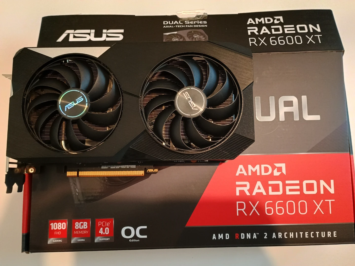 ASUS AMD Radeon RX 6600 XT OC Edition 8GB Graphics Card