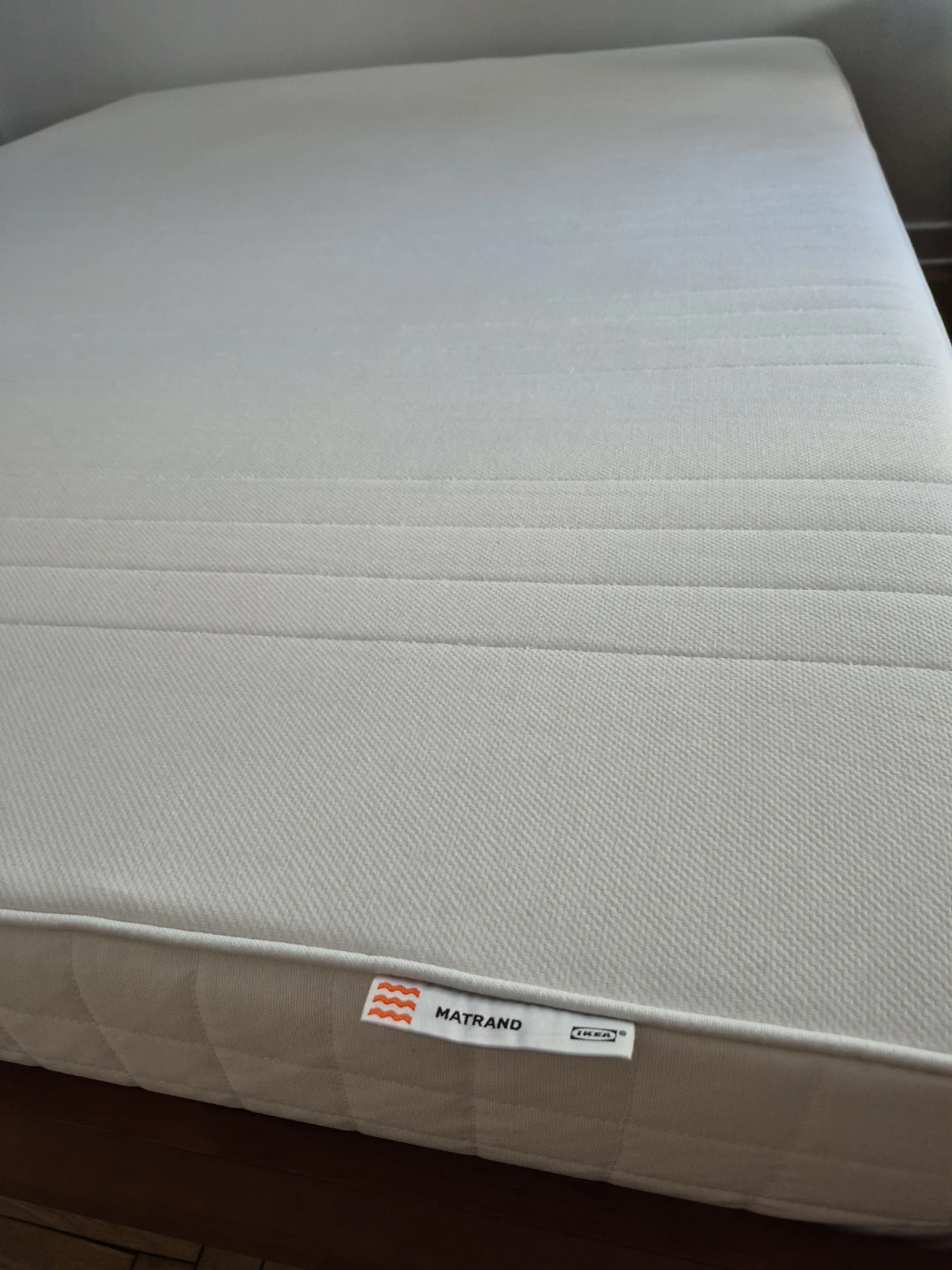 IKEA MATRAND Mattress with West Elm Bed Frame - photo 2