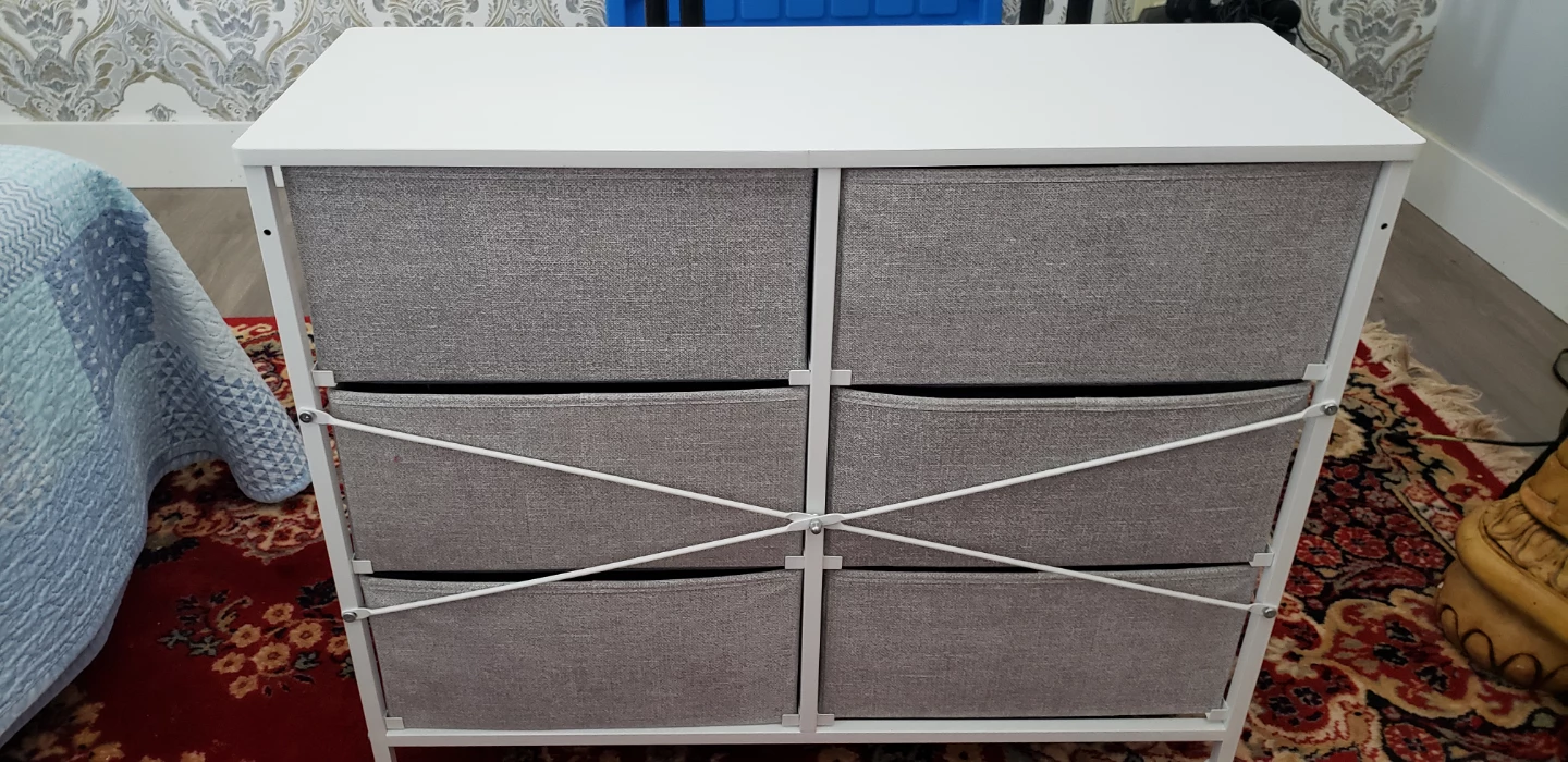 6-Drawer Fabric Dresser - photo 4