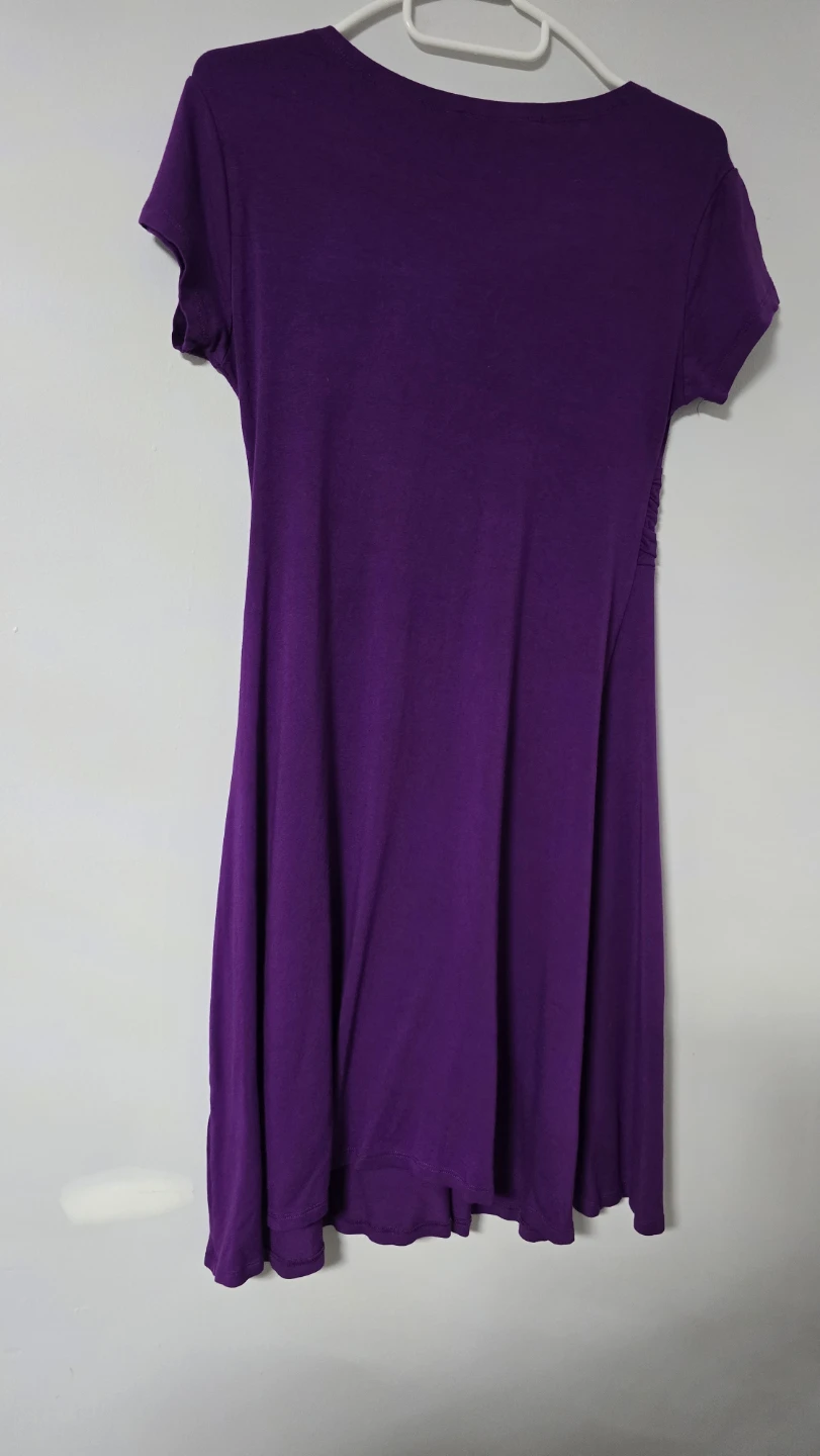 Purple Short Sleeve maternity Dress size 14-XL - photo 2