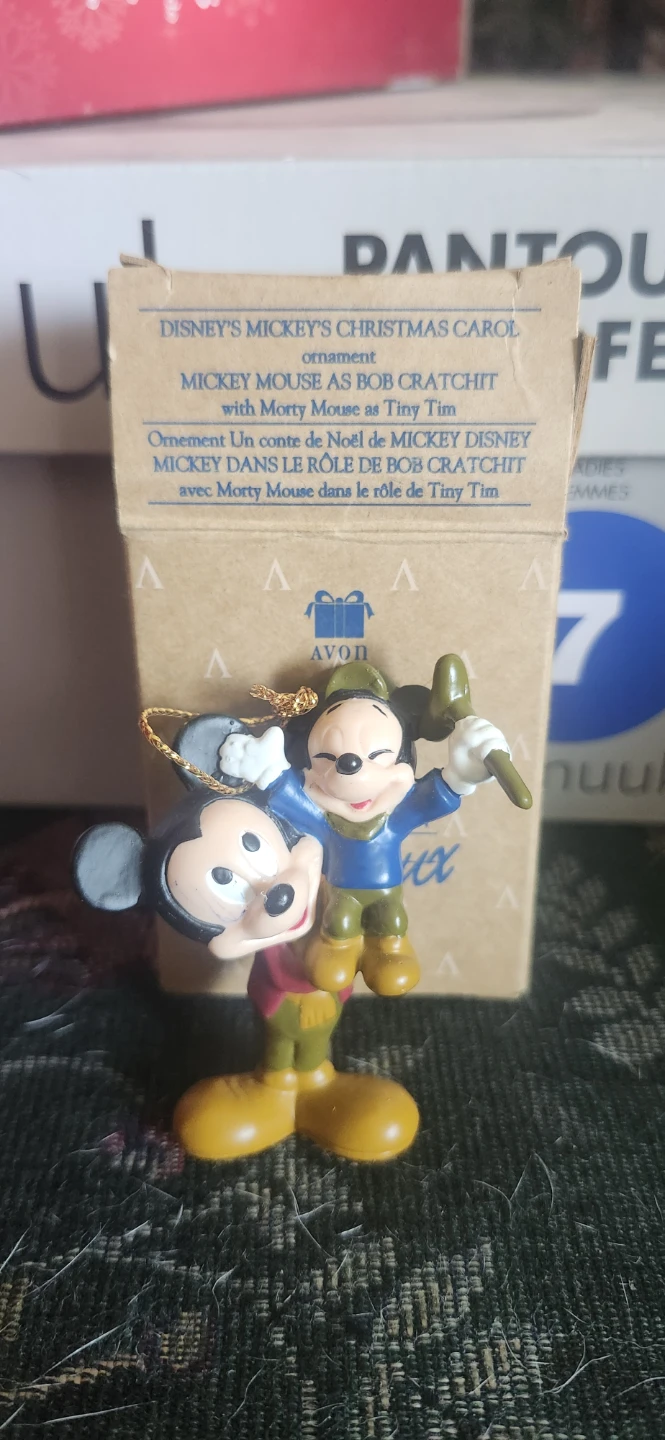 Disney Mickey Mouse as Bob Cratchit Ornament