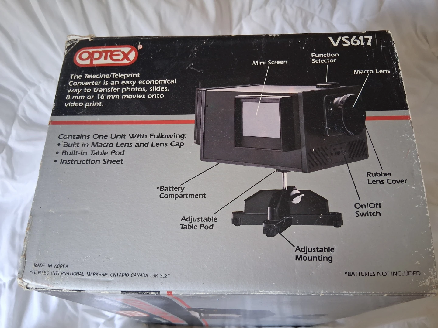 Optex VS617 Converter