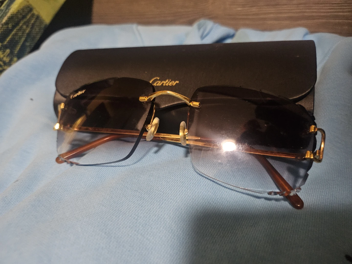 Cartier Rimless Sunglasses