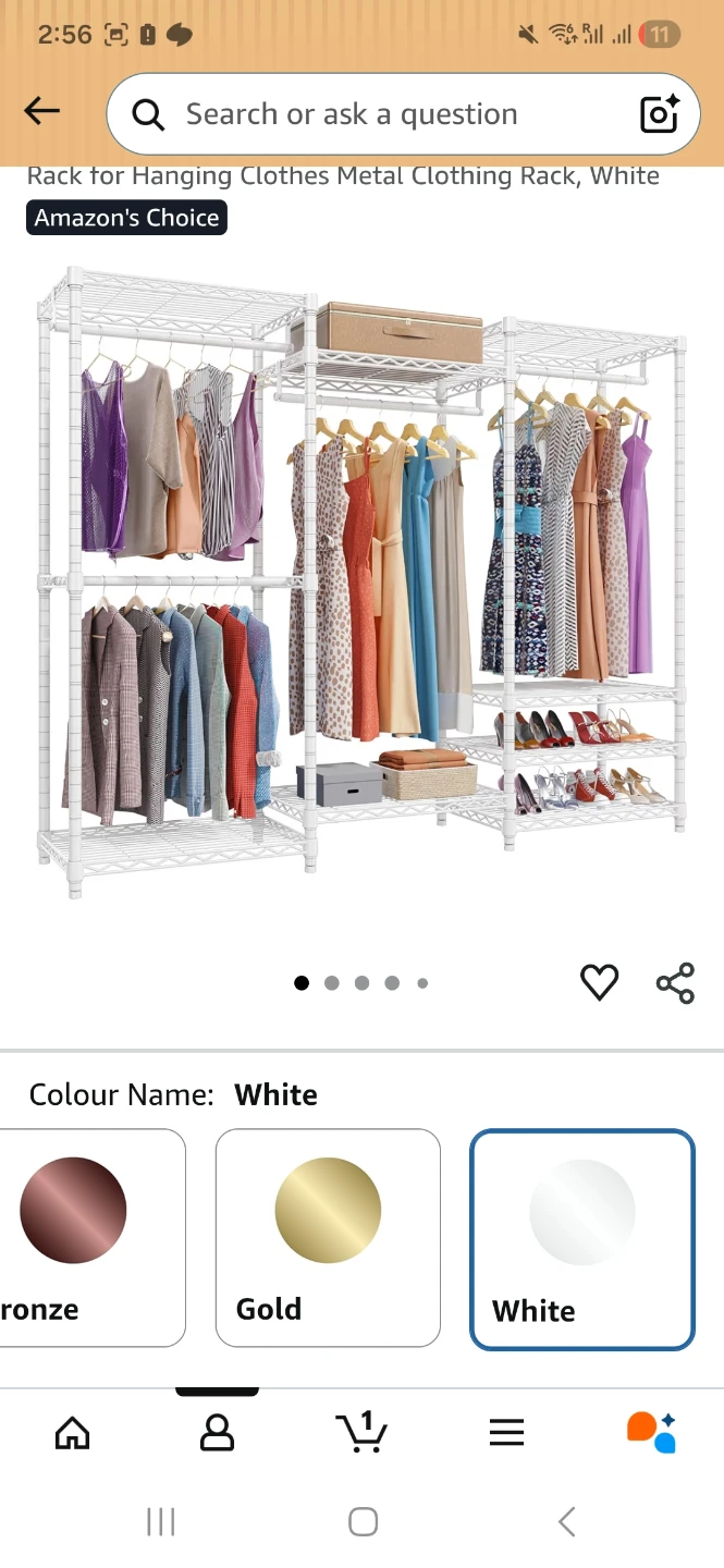 VIPEK V5 Portable Closet Wardrobe Heavy Duty Clothes Rack