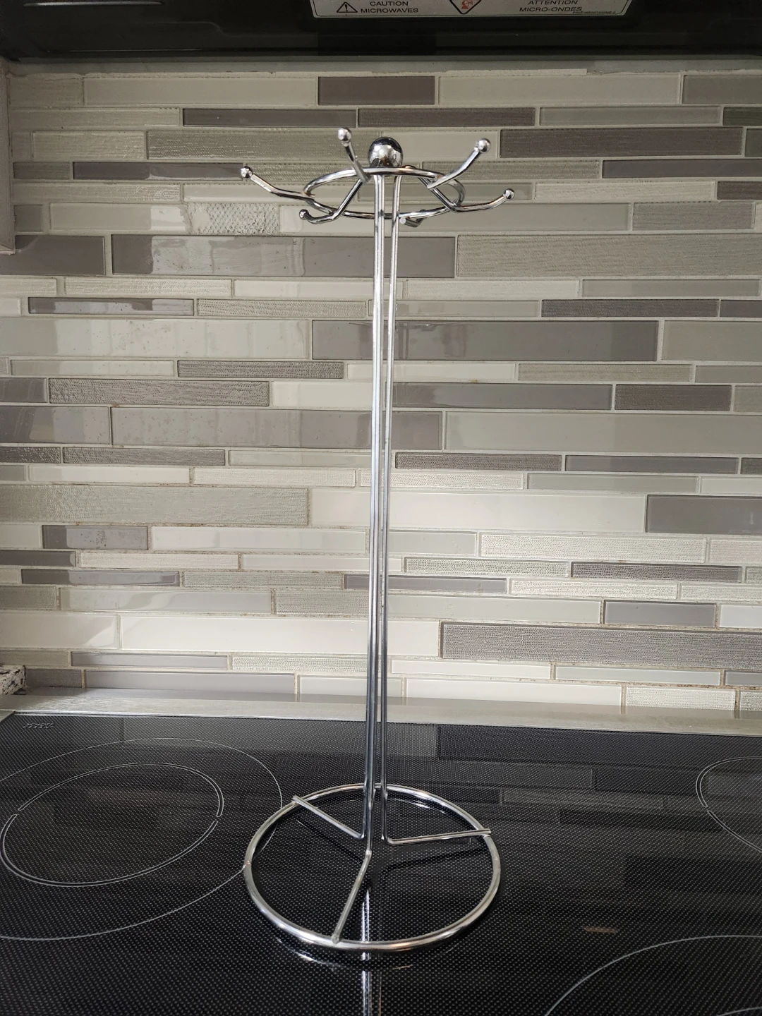 Chrome Mug or Kitchens utensils Tree Holder