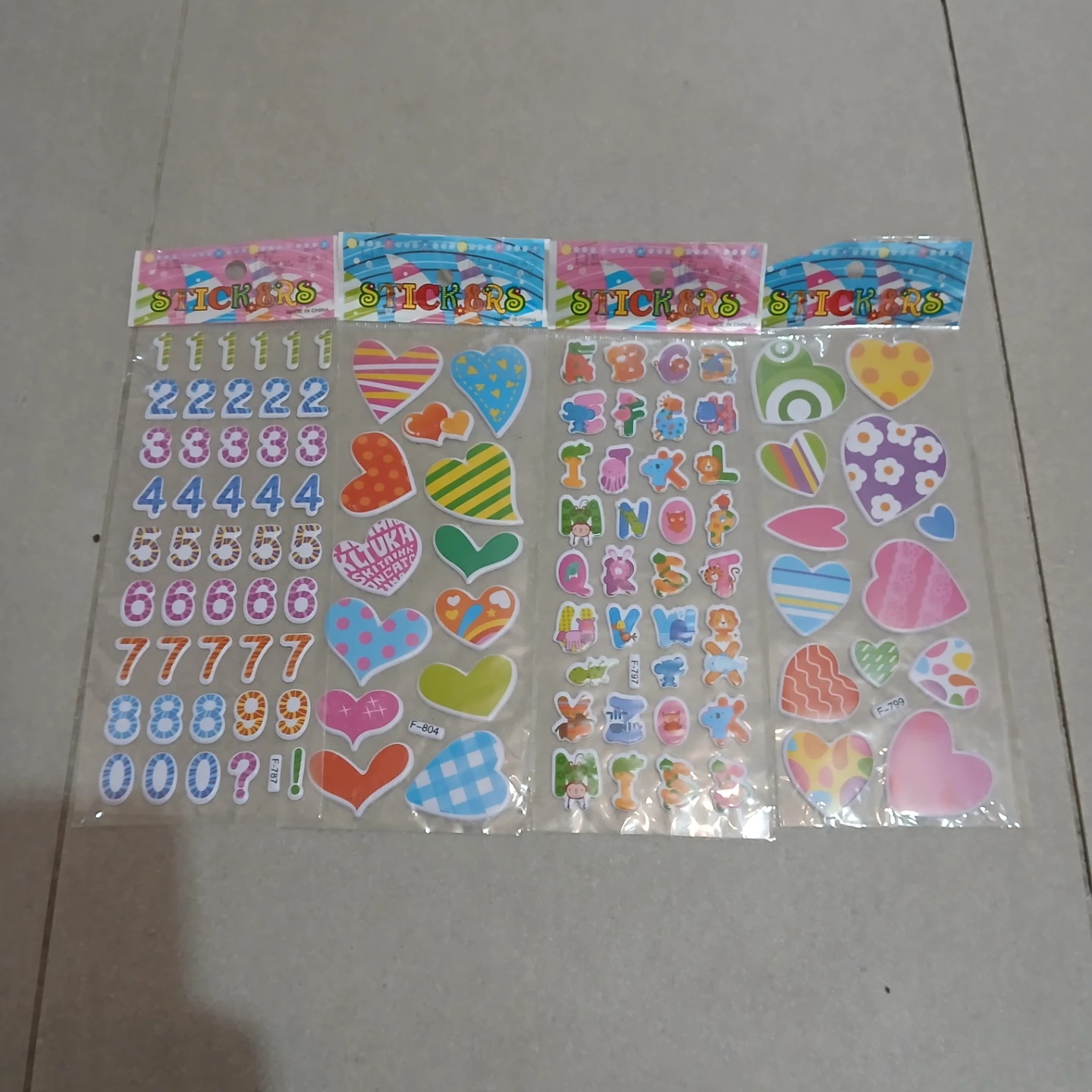 ⚽ Children's Sticker Sheets