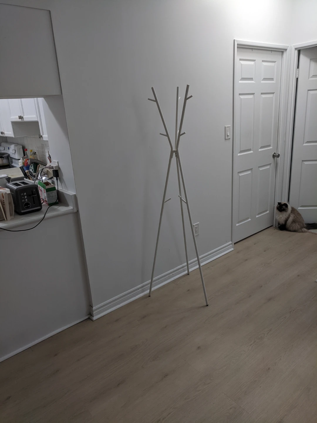 White Tree Branch Coat Rack - photo 3