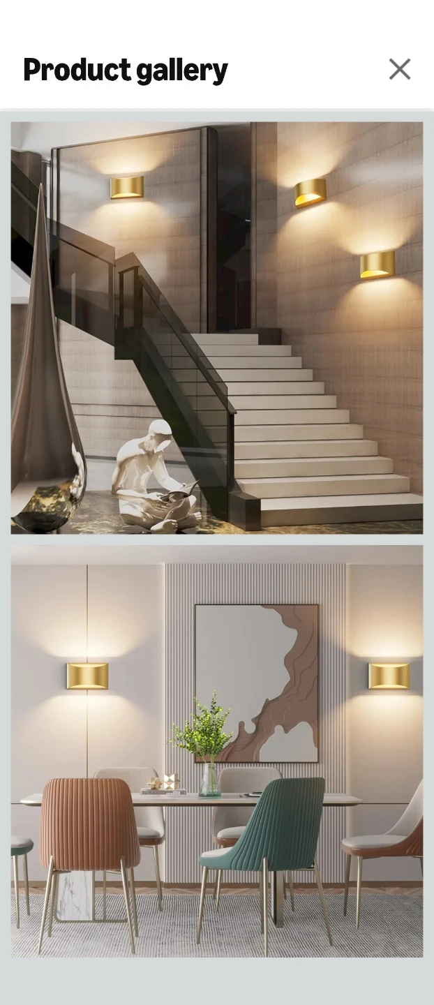 Aipsun Modern Gold Wall Sconce - photo 4