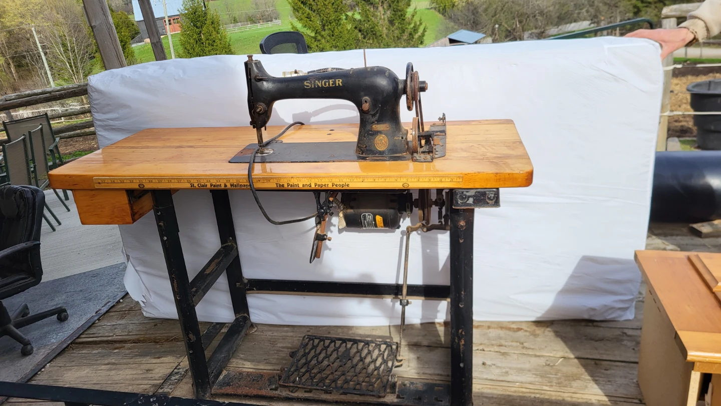 Antique sewing machine