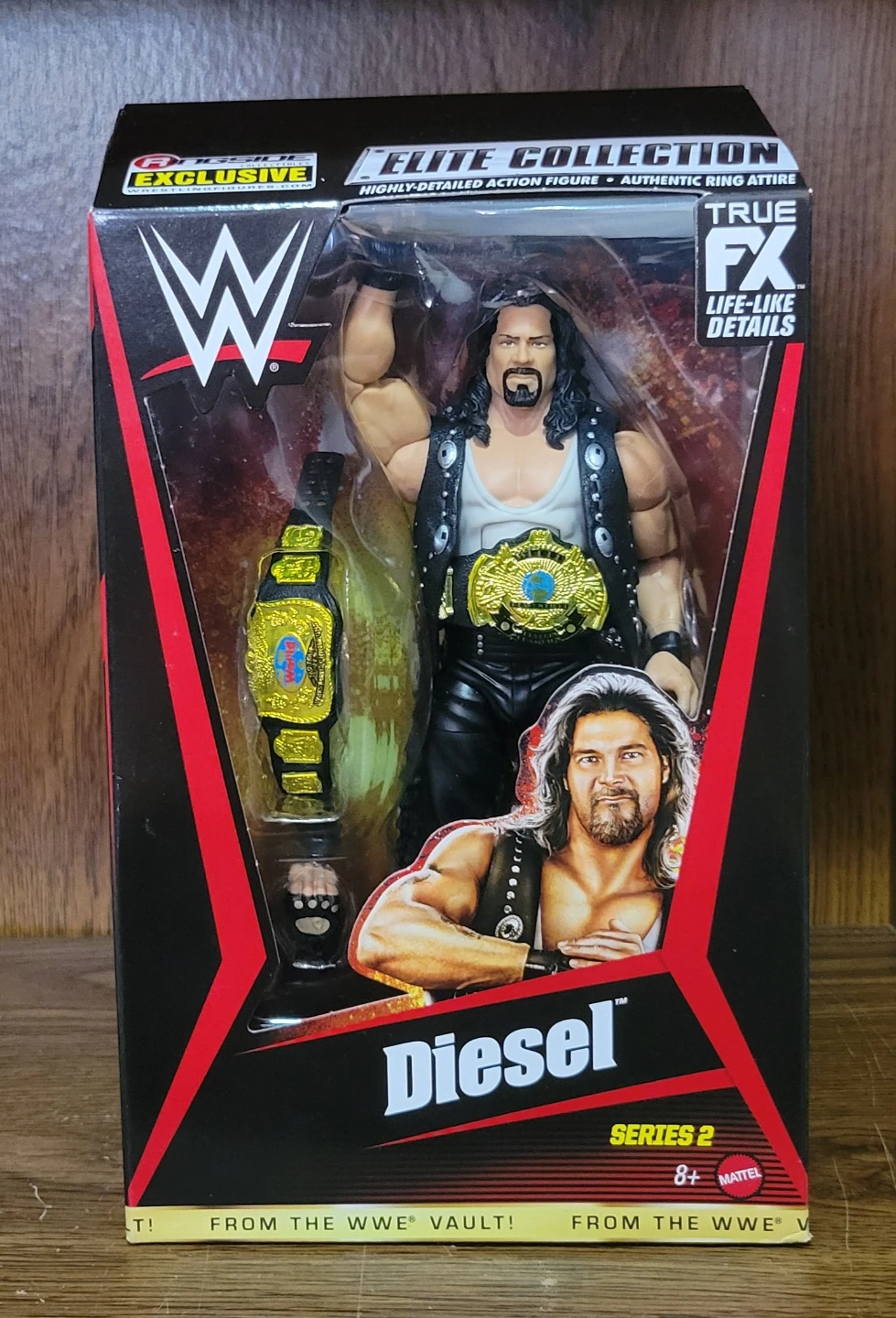 WWE Diesel Elite Collection Series 2 Winged Eagle & Tag Belts