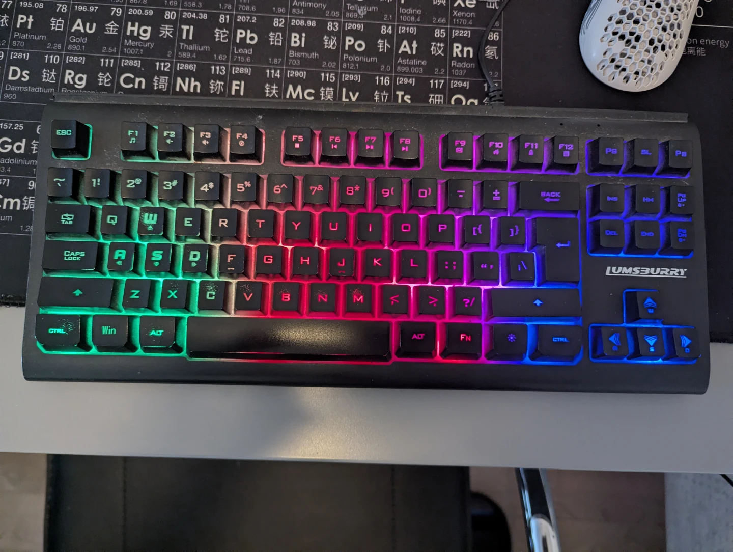 LUMSBURRY RGB Mechanical Gaming Keyboard