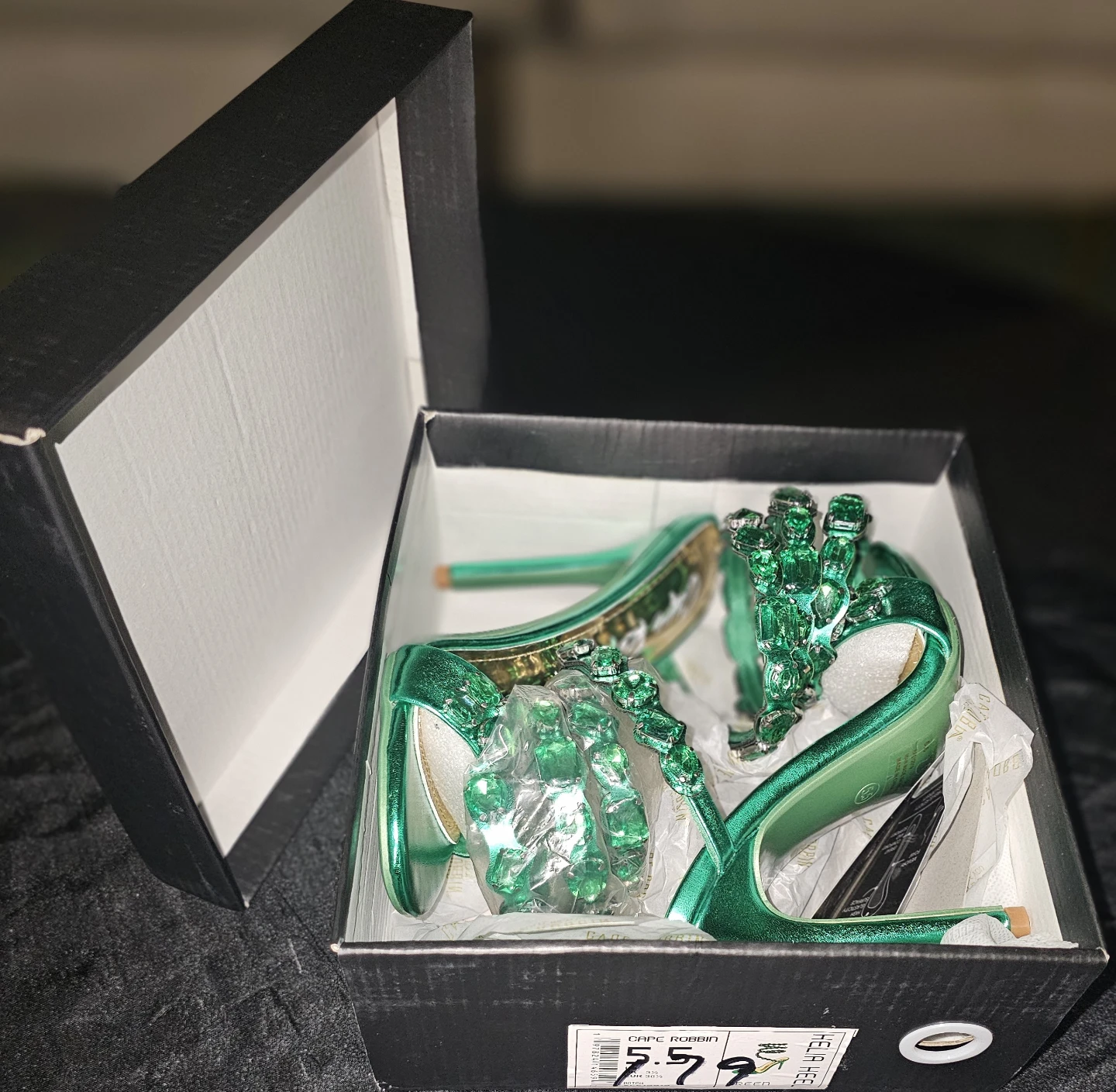 Cape Robbin Emerald Green Gem Heels⚽️ - photo 5