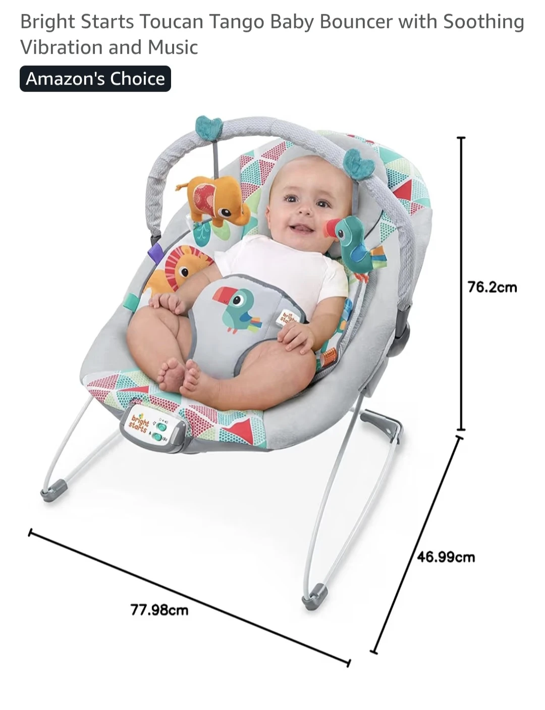 Bright Starts Toucan Tango Baby Bouncer
