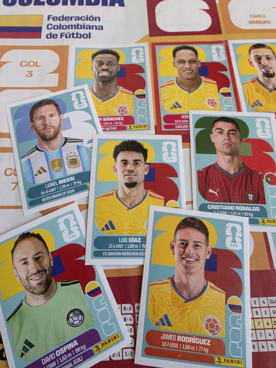 Trading stickers panini