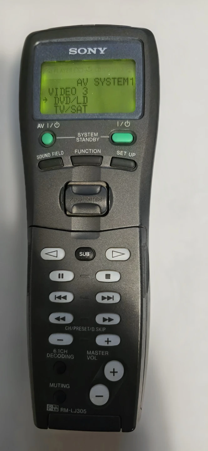 Sony RM-LJ305 Universal Remote Control - photo 2