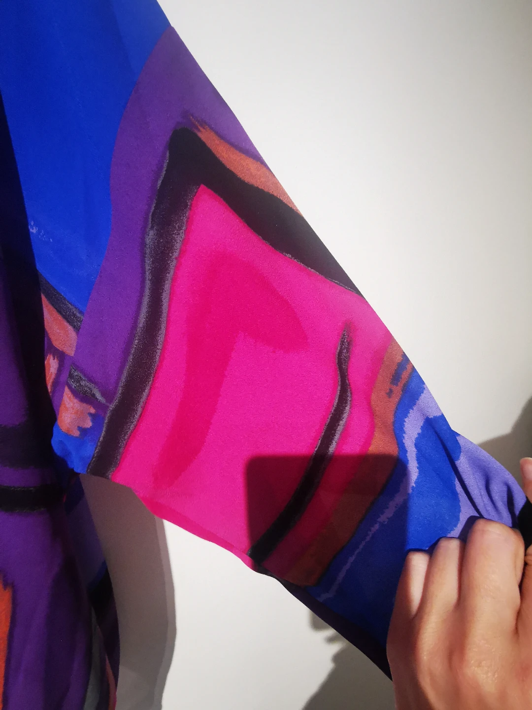 Melissa & Paige Woman Multicolor Abstract Print Tie-Front 1X - photo 5