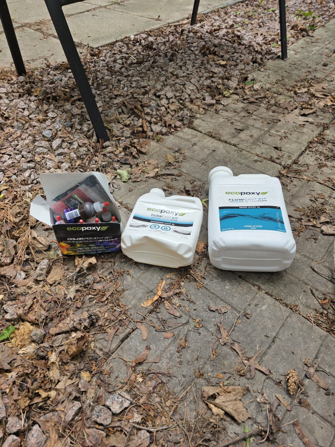 Ecopoxy Flowcast Kit with Color Pigments