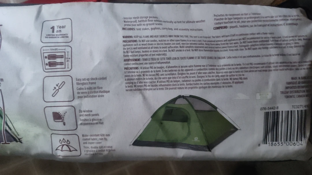 Outbound 2-Person Youth Tent - photo 3