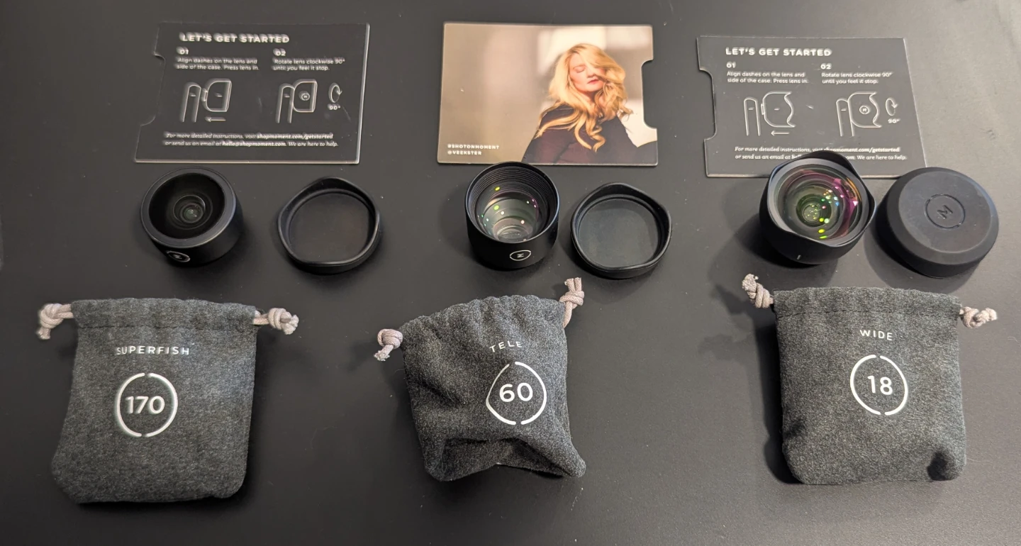 Superfish Moment lenses