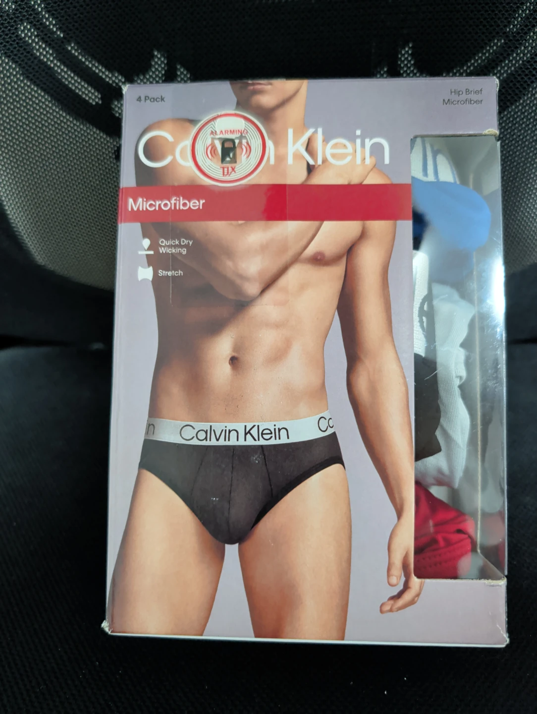 Calvin Klein Microfiber Hip Briefs - 4 Pack - Size XL