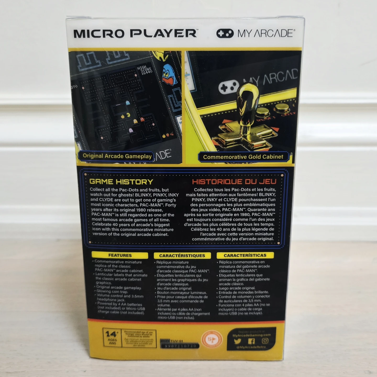 My Arcade Pac-Man 40th Anniversary Micro Player NEW - photo 4