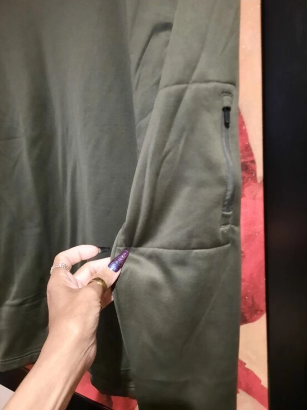 Men's Long Sleeve Shirt w/cellphone pocket on sleeve - photo 5