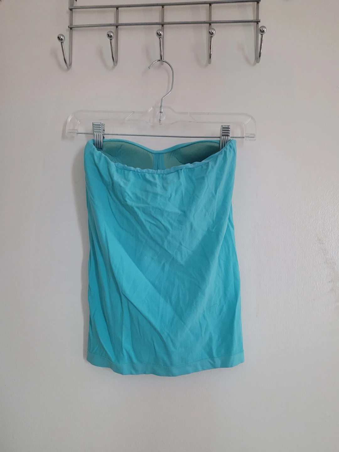 Teal Strapless Tube Top - photo 2