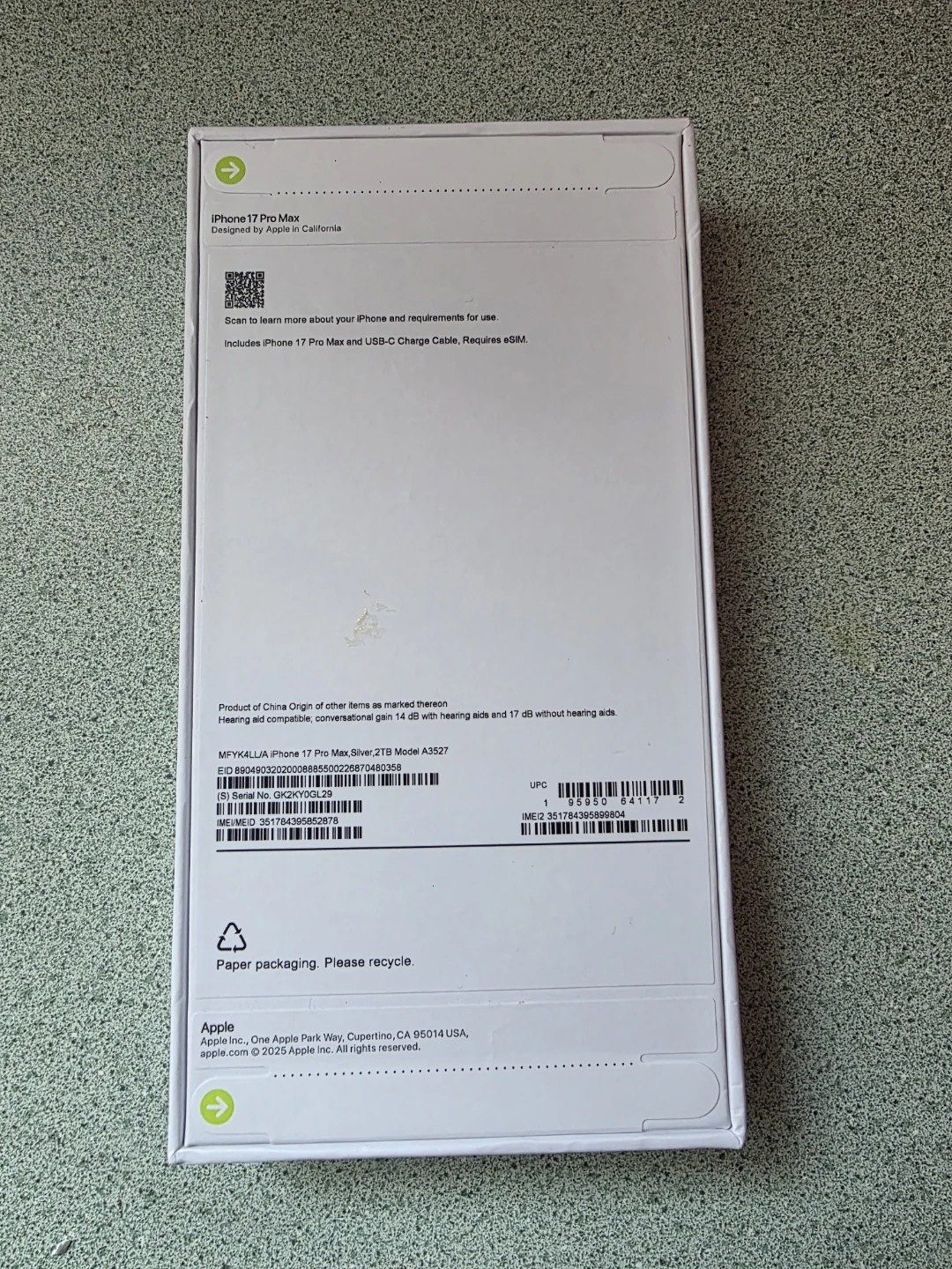 Apple iPhone 17 Pro Max 2TB (Sealed) - photo 2