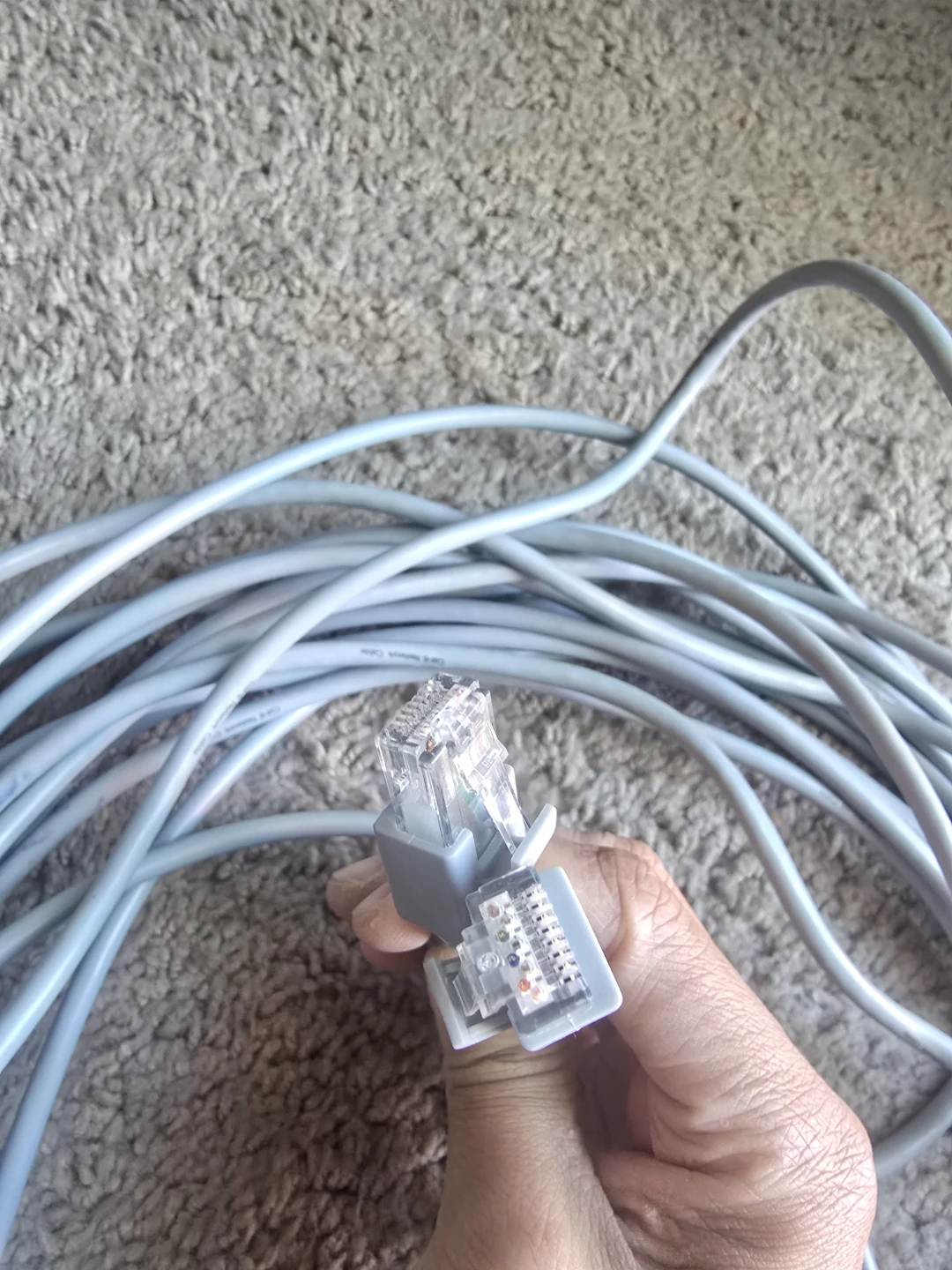Insignia 15.2m (50 ft.) Cat6 Ethernet Cable - Grey - photo 4