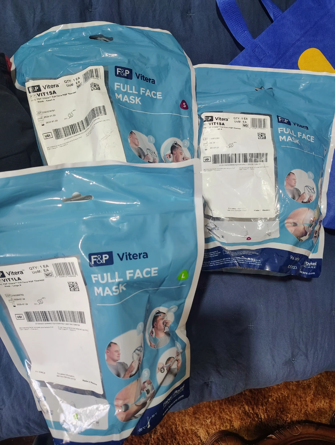 F&P Vitera Full Face Mask (Large, Medium, Small) - photo 2