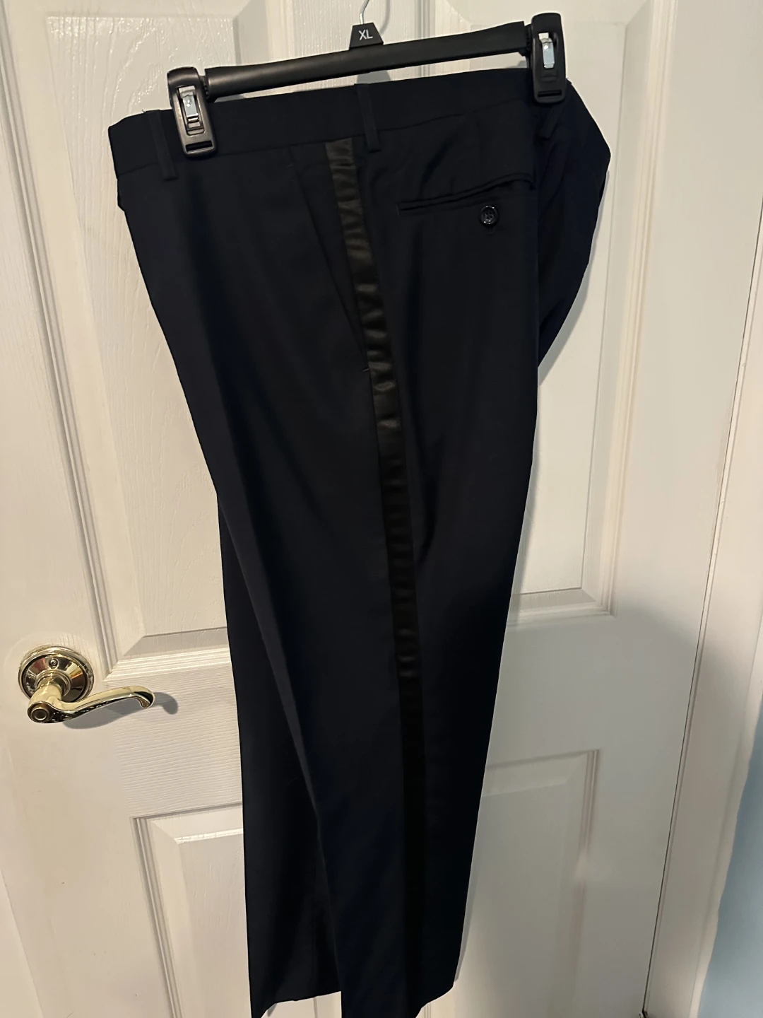 Navy Tuxedo Jacket and Pants 34 Set Never Worn - photo 4