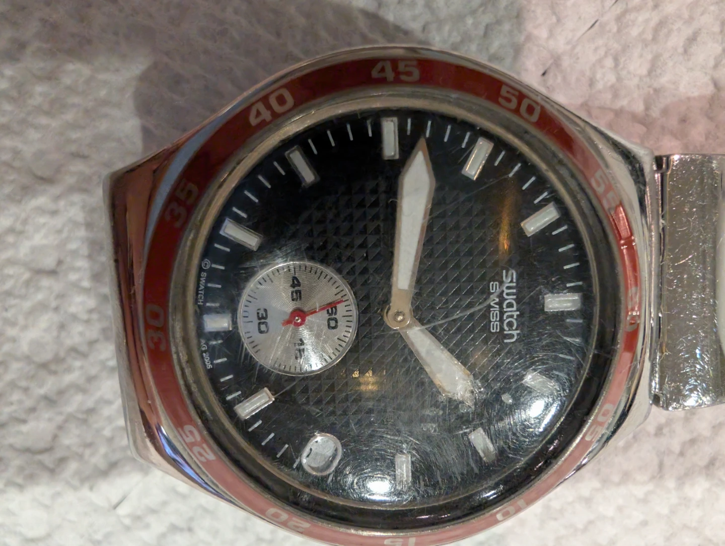 Orginal Swiss Made Swatch Irony Stainless Steel Watch - photo 2