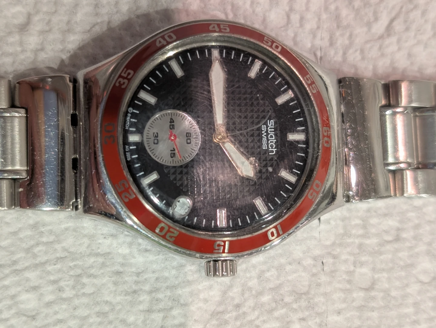 Orginal Swiss Made Swatch Irony Stainless Steel Watch - photo 4